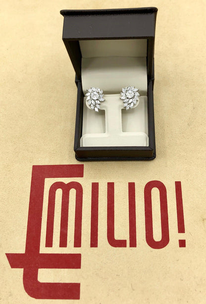 Emilio Jewelry 2.32 Carat Diamond Earrings