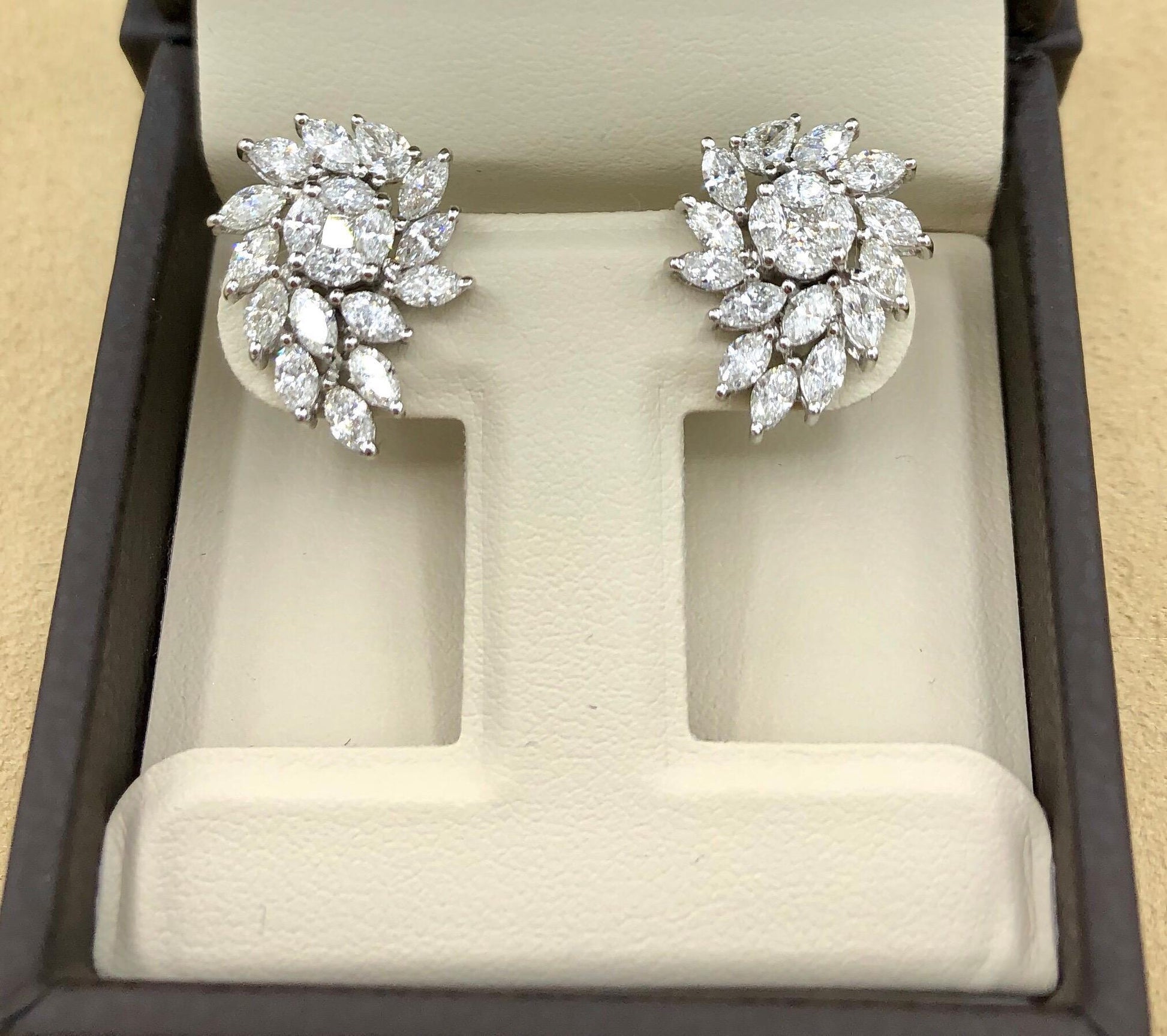 Emilio Jewelry 2.32 Carat Diamond Earrings