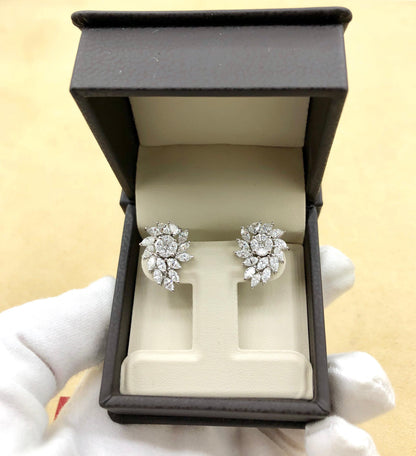 Emilio Jewelry 2.32 Carat Diamond Earrings