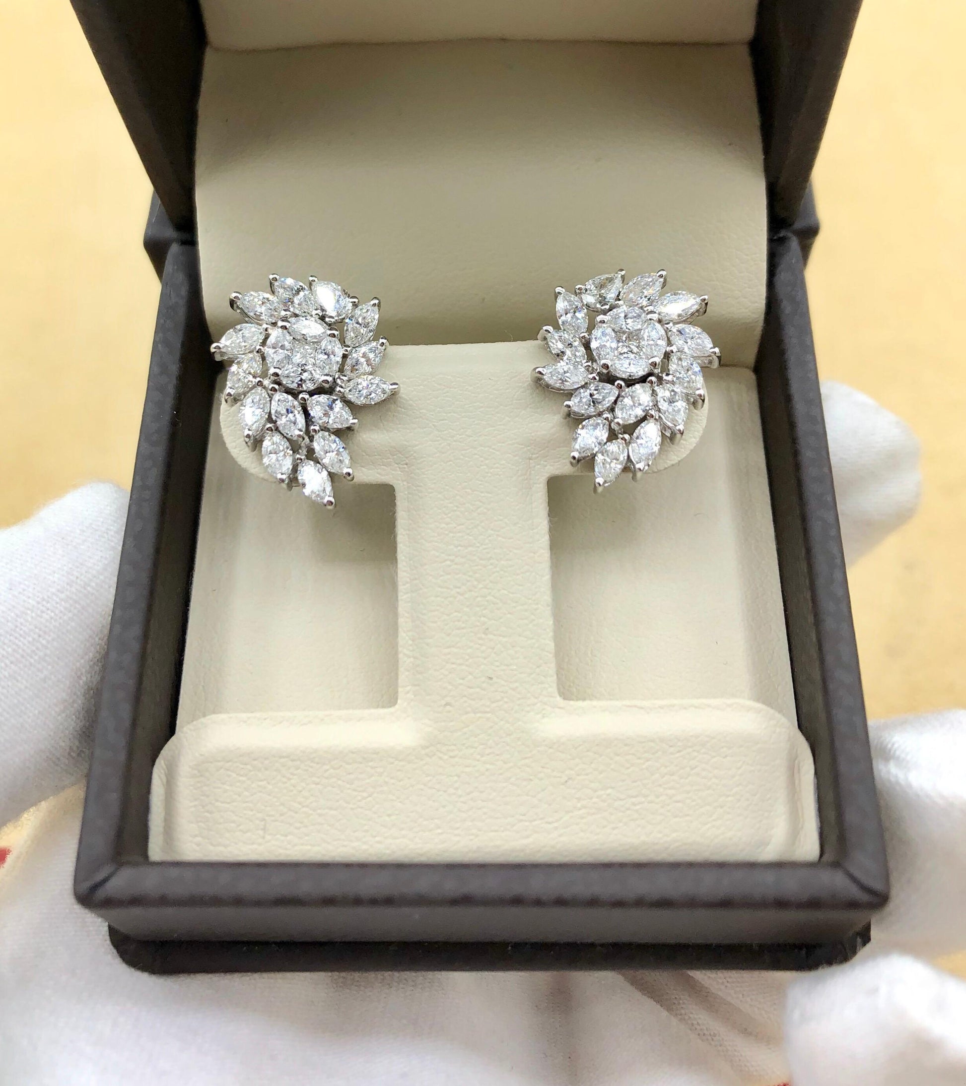 Emilio Jewelry 2.32 Carat Diamond Earrings