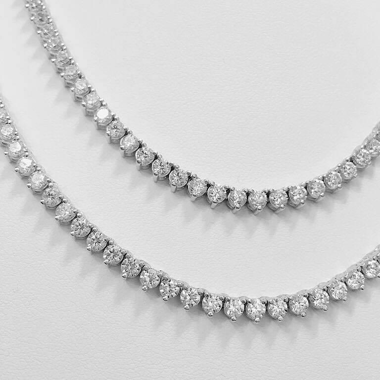 Emilio Jewelry 24.79 Carat Diamond Necklace