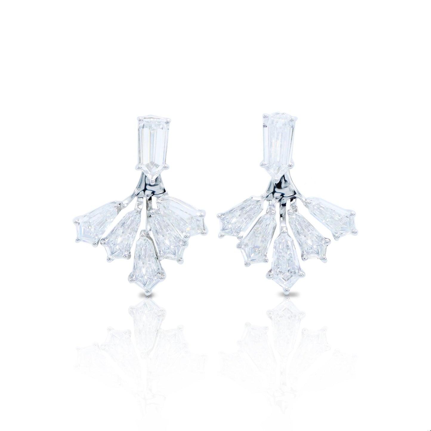 Emilio Jewelry 3.60 Carat Diamond Kite Earring