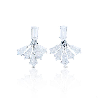 Emilio Jewelry 3.60 Carat Diamond Kite Earring