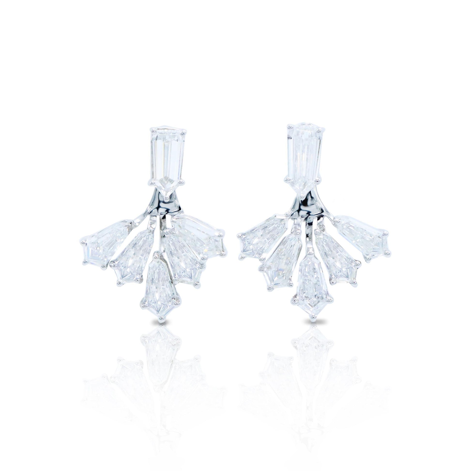 Emilio Jewelry 3.60 Carat Diamond Kite Earring