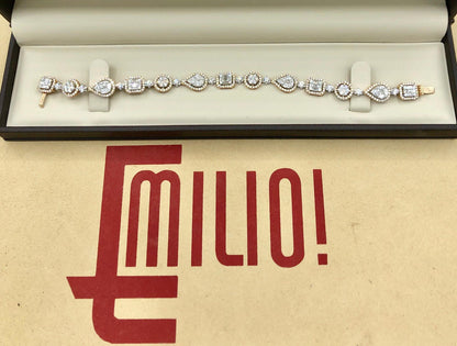 Emilio Jewelry 5.92 Carat Fancy Diamond Bracelet