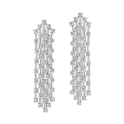 Emilio Jewelry 6.20 Carat Diamond Earrings