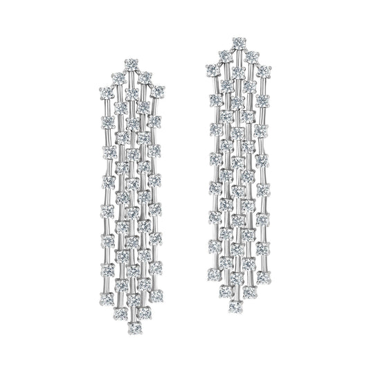 Emilio Jewelry 6.20 Carat Diamond Earrings