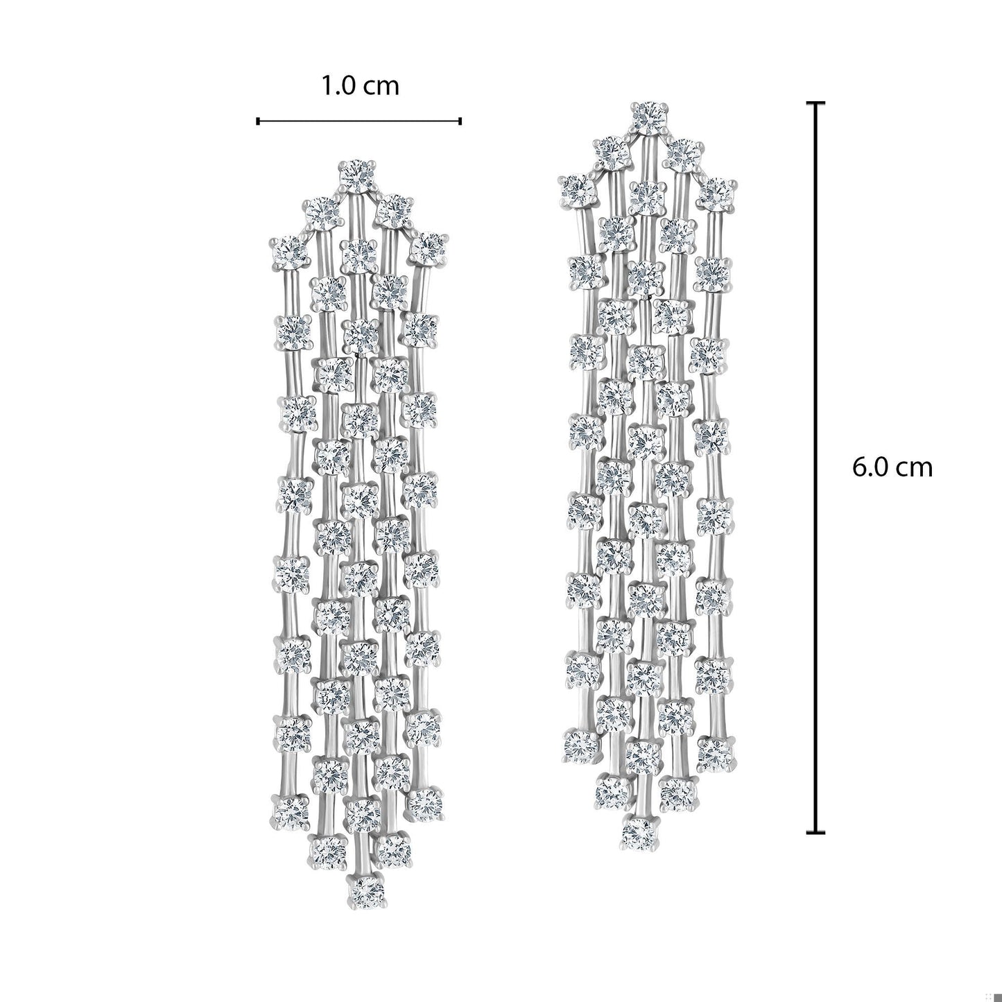 Emilio Jewelry 6.20 Carat Diamond Earrings