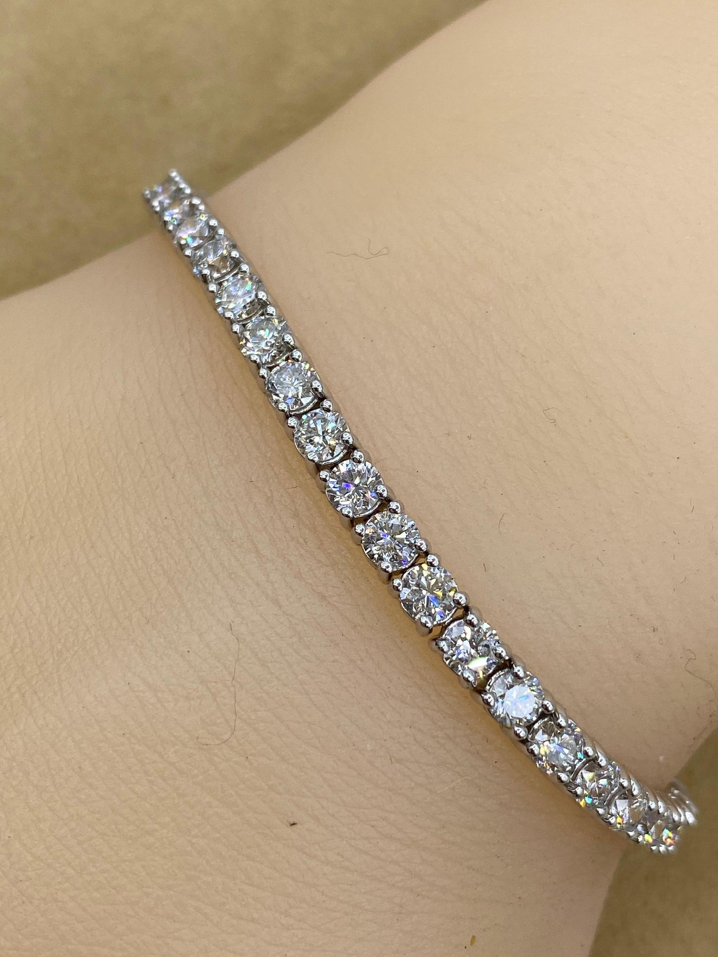 Emilio Jewelry 7.00 Carat Tennis Bracelet