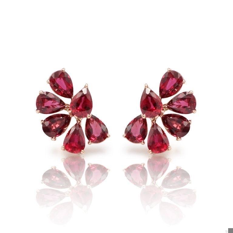 Emilio Jewelry 8.63 Carat Ruby Earring