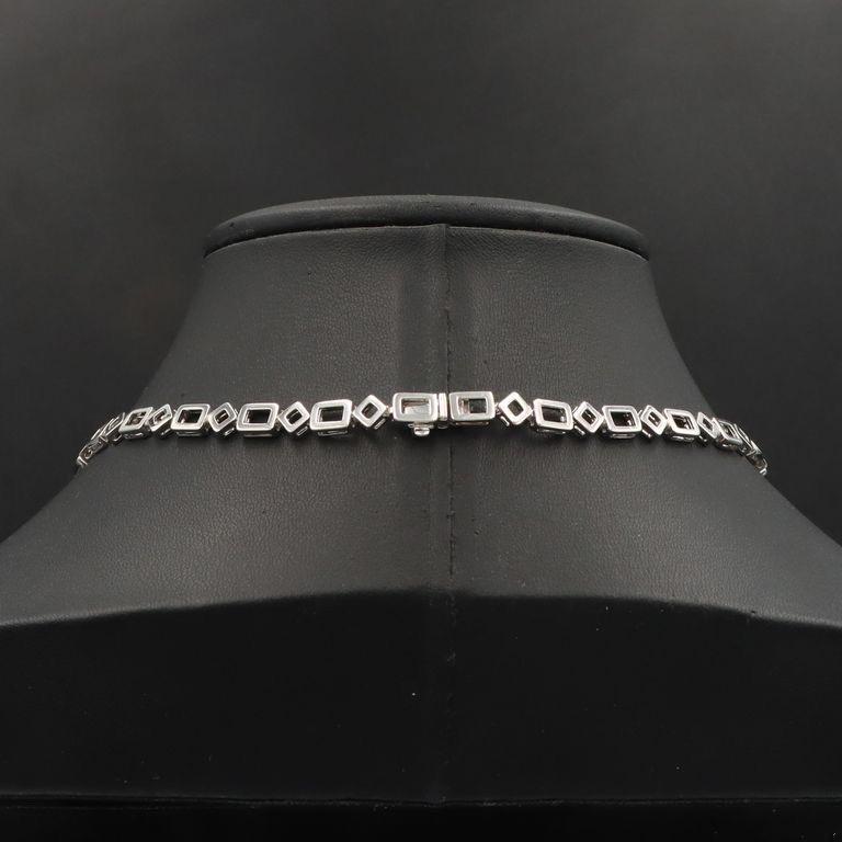 Emilio Jewelry 9.80 Carat Illusion Diamond Necklace