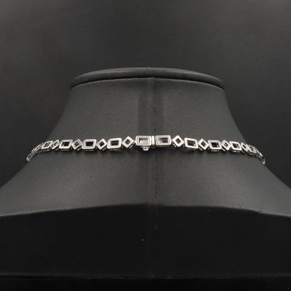Emilio Jewelry 9.80 Carat Illusion Diamond Necklace