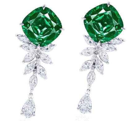 Emilio Jewelry Certified 10.80 Carat Tourmaline Earrings