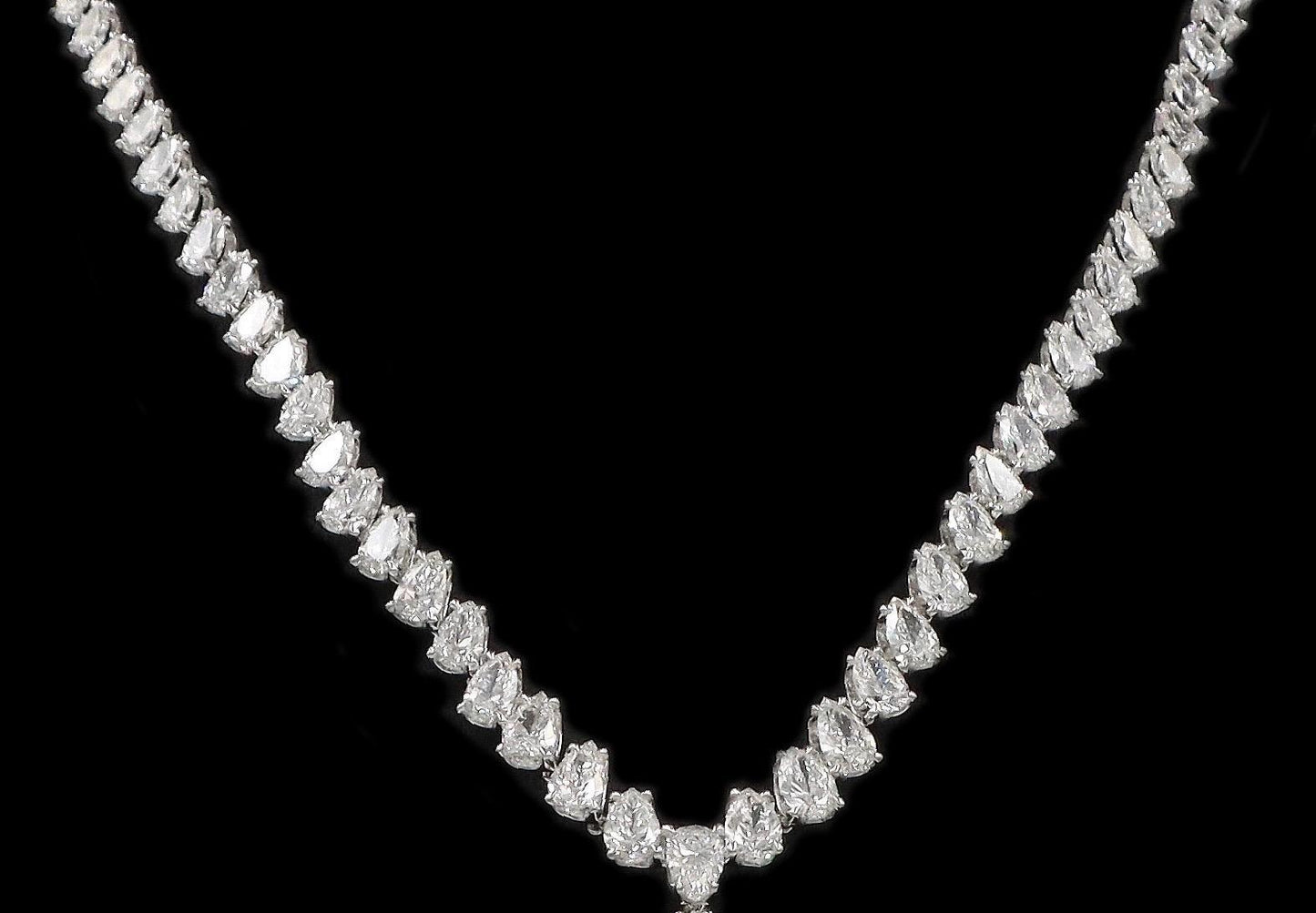 Emilio Jewelry Certified 83.00 Carat Fancy Diamond Necklace