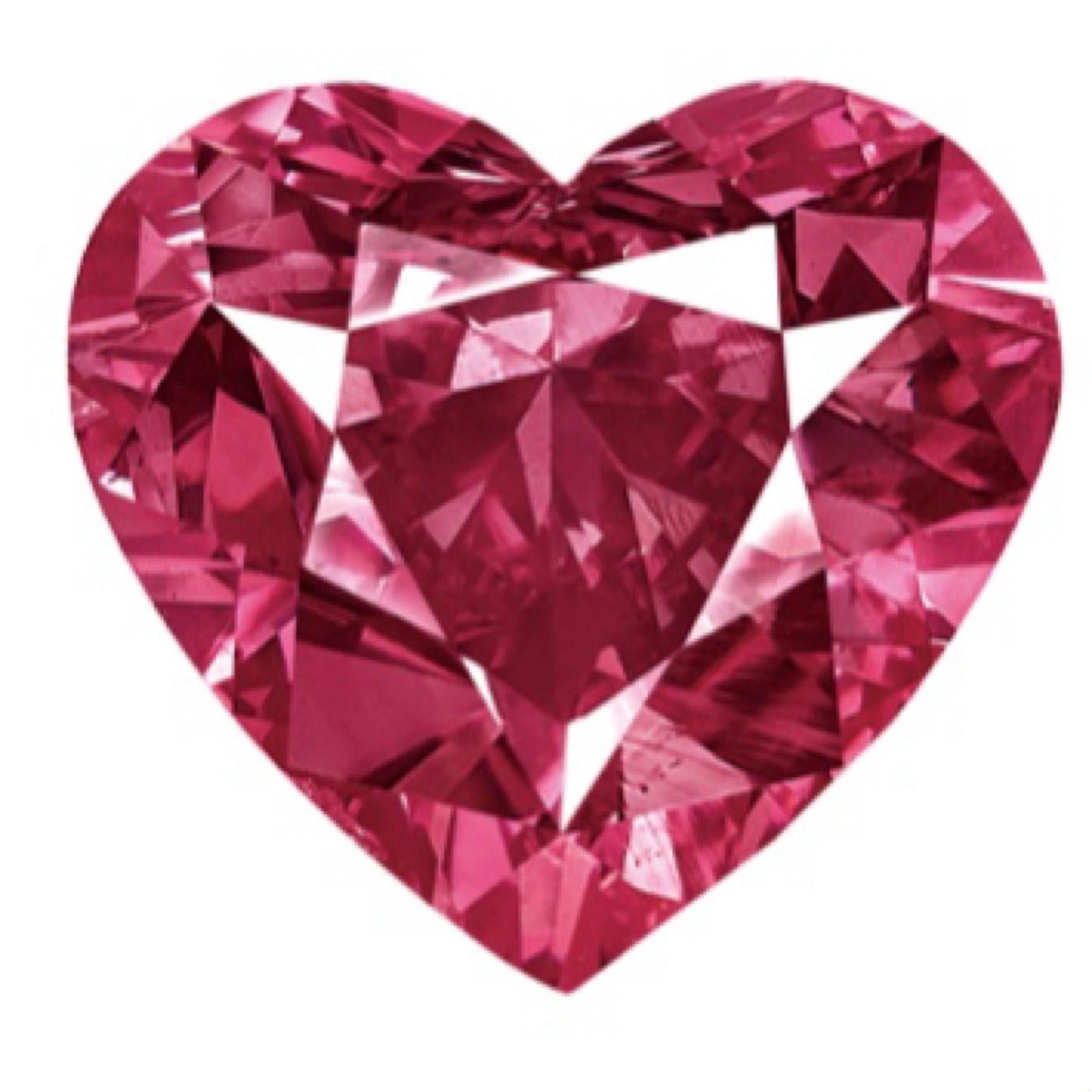Emilio Jewelry Certified Argyle Fancy Red Diamond Heart