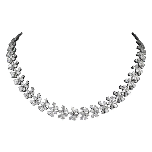 Emilio Jewelry Elegant Diamond Kite Necklace