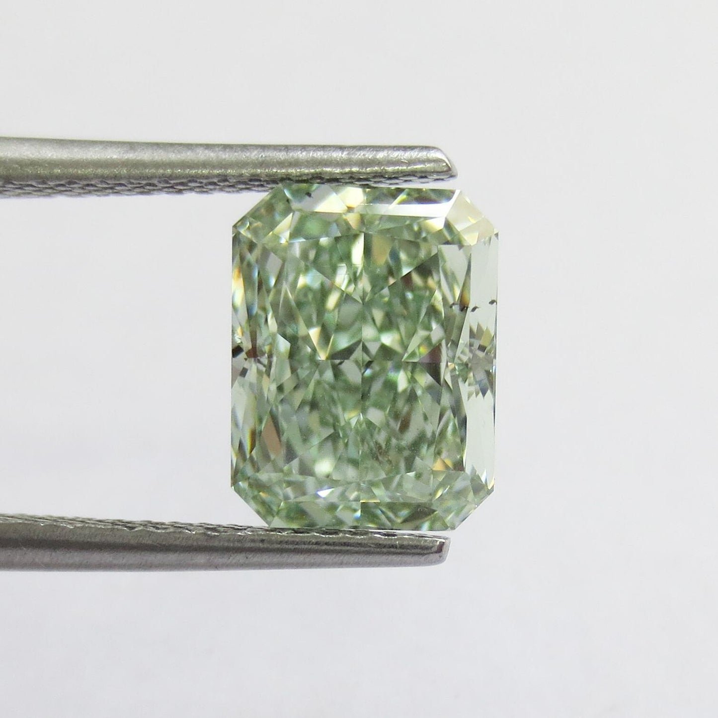 Emilio Jewelry GIA Certified 3.00 Carat Fancy Intense Yellowish Green Diamond