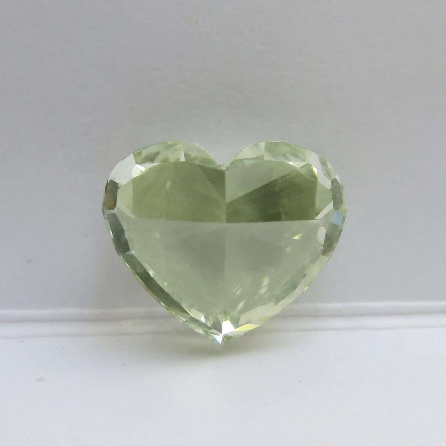 Emilio Jewelry GIA Certified 3.50 Carat Fancy Yellowish Green Diamond Heart