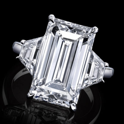 Emilio Jewelry GIA Certified 9.00 Carat Colorless Diamond Ring