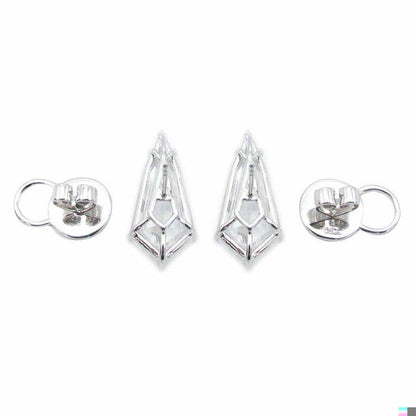 Emilio Jewelry Gia Certified 10.34 Carat Kite Diamond Stud Earring