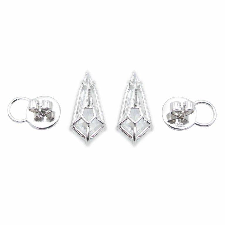 Emilio Jewelry Gia Certified 10.34 Carat Kite Diamond Stud Earring