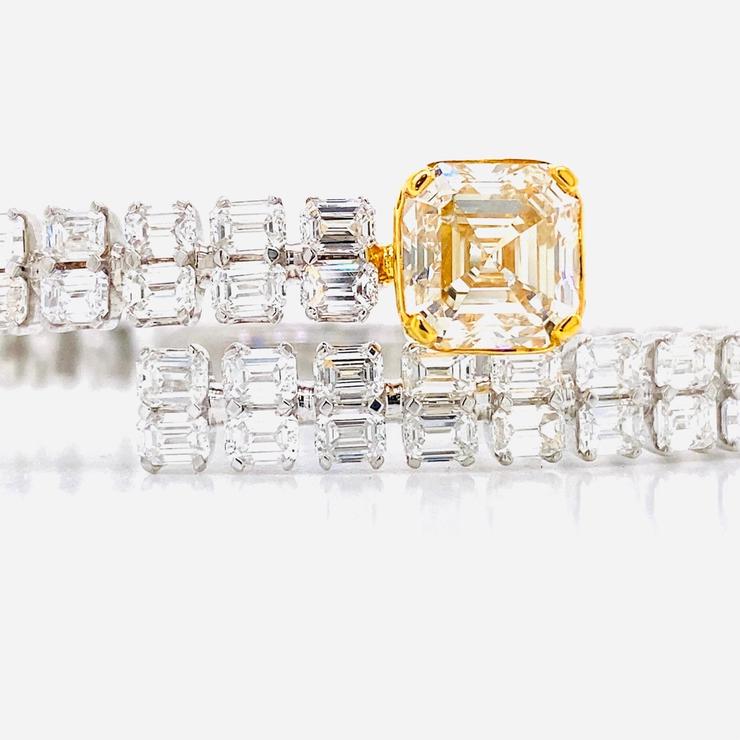Emilio Jewelry Gia Certified 12.00 Carat Bangle