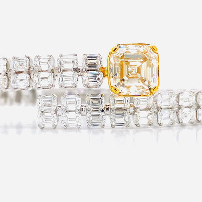 Emilio Jewelry Gia Certified 12.00 Carat Bangle