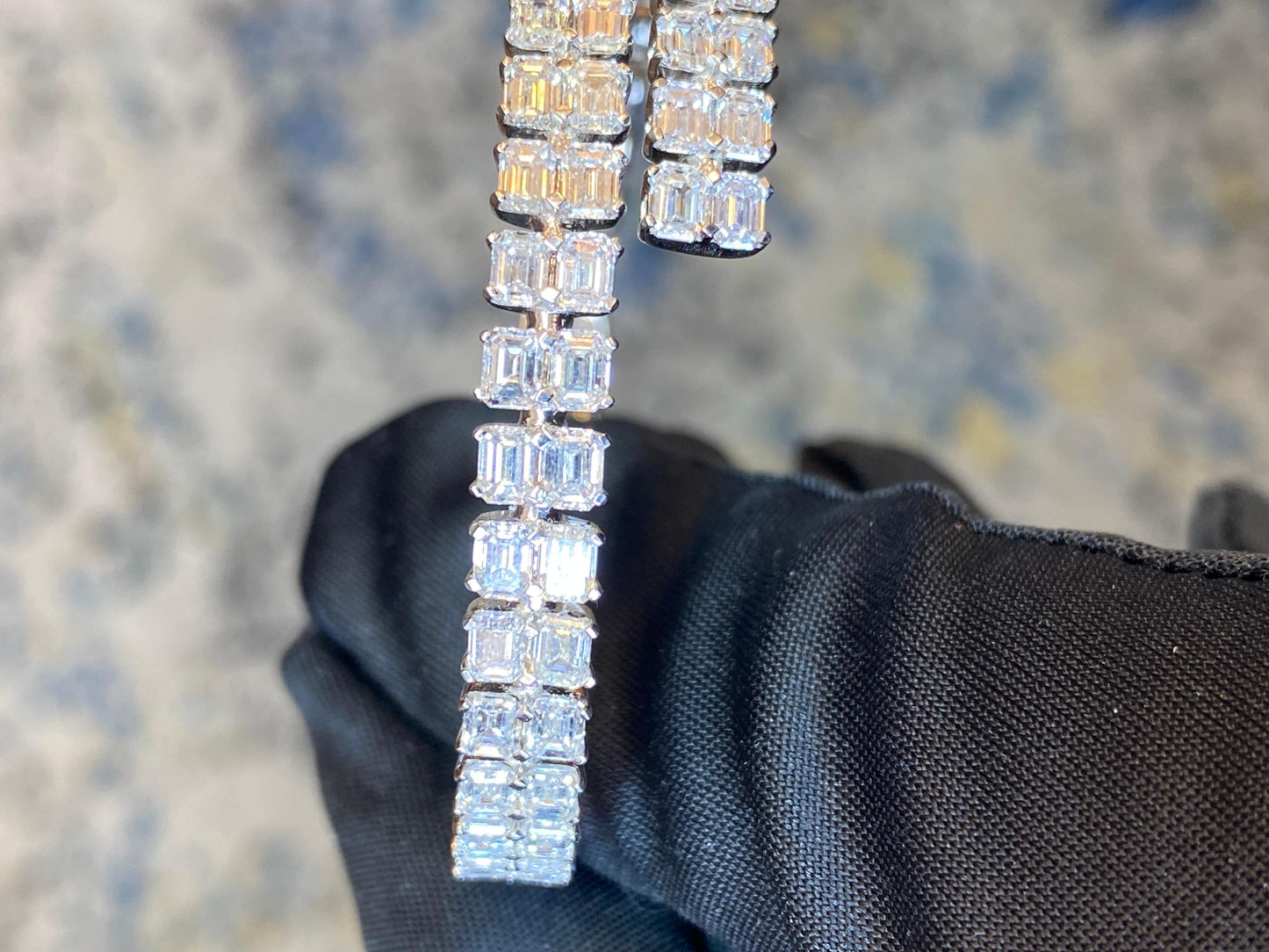 Emilio Jewelry Gia Certified 12.00 Carat Bangle