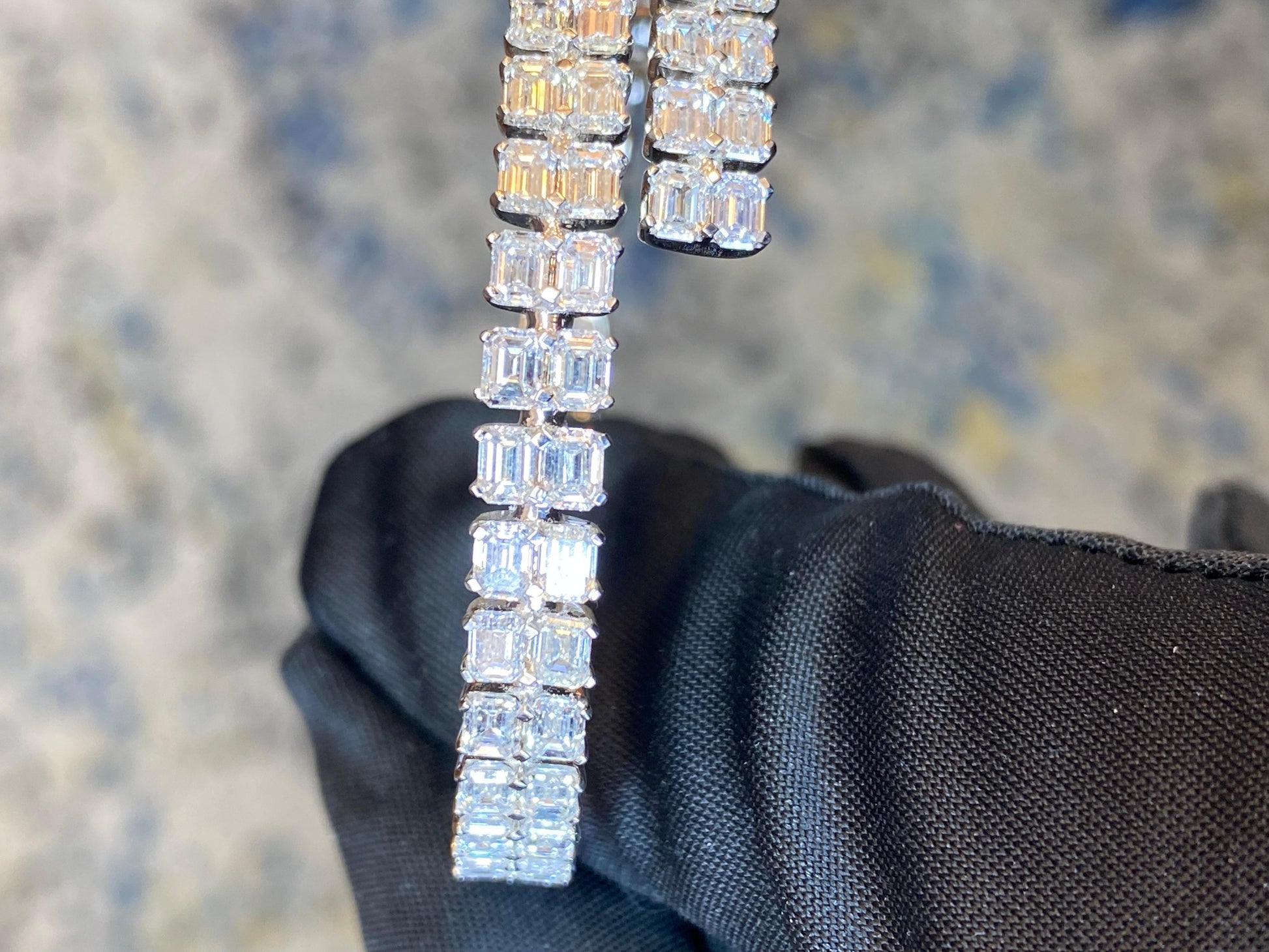 Emilio Jewelry Gia Certified 12.00 Carat Bangle