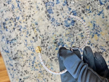 Emilio Jewelry Gia Certified 12.00 Carat Bangle