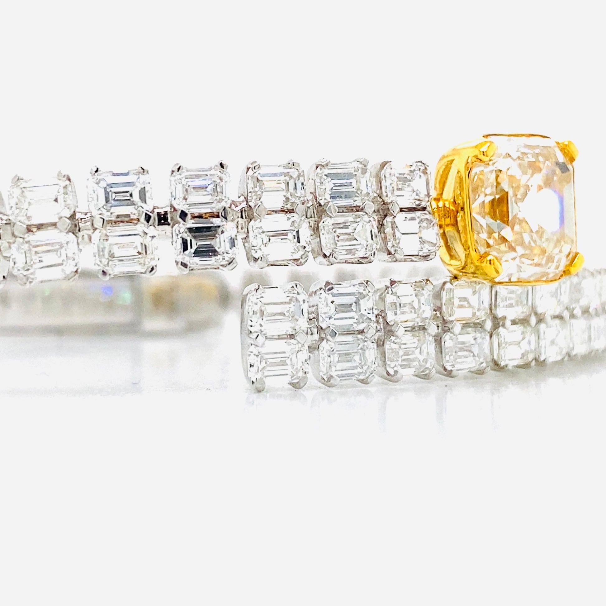 Emilio Jewelry Gia Certified 12.00 Carat Bangle