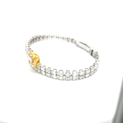 Emilio Jewelry Gia Certified 12.00 Carat Bangle