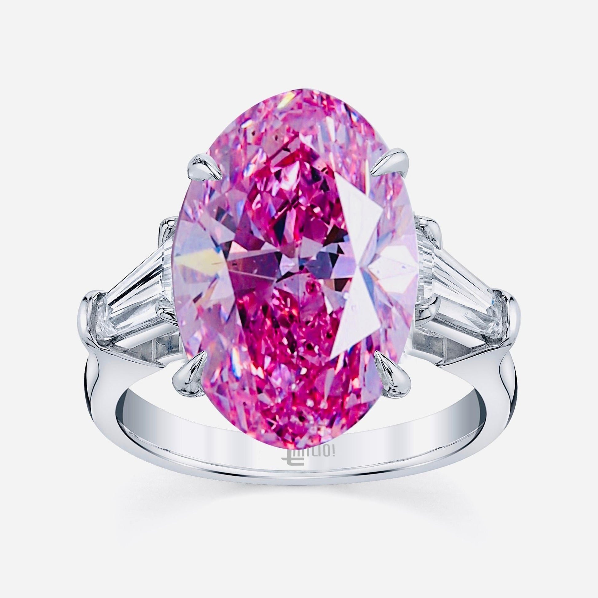 Emilio Jewelry Gia Certified Carat Vivid Pink Diamond Ring