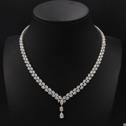 Emilio Jewelry Gia Certified 28.00 Carat Diamond Necklace