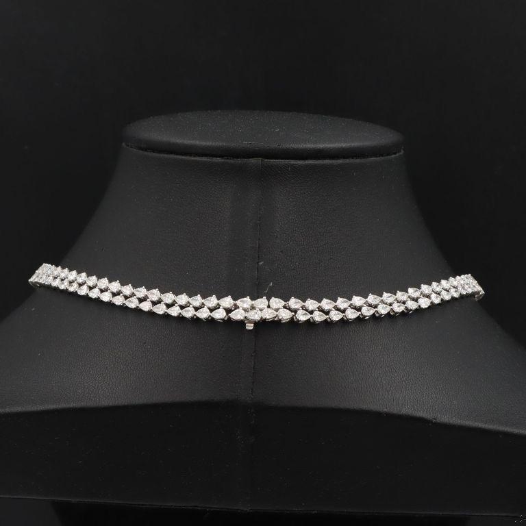 Emilio Jewelry Gia Certified 28.00 Carat Diamond Necklace