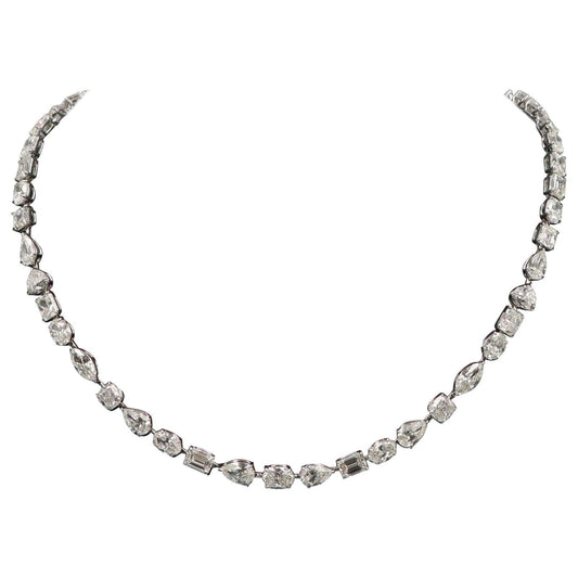 Emilio Jewelry Gia Certified 37 Carat Necklace