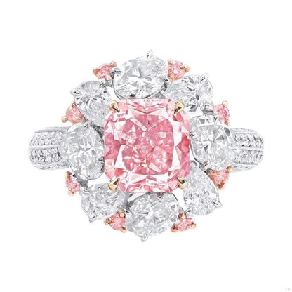 Emilio Jewelry Gia Certified Internally Flawless Pink Diamond Ring