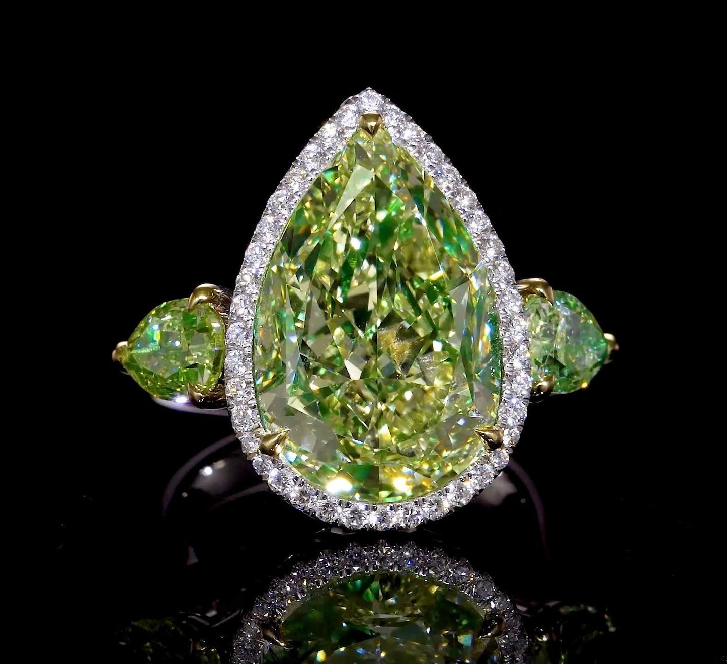 Emilio Jewelry Gia Certified Pear Shape Diamond Ring