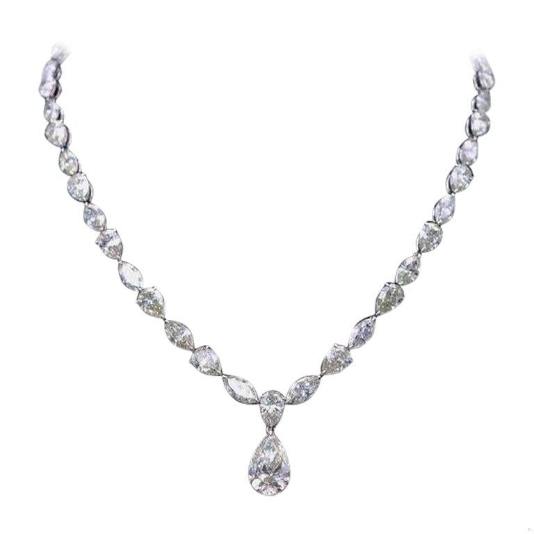 Emilio Jewelry Important Diamond Necklace