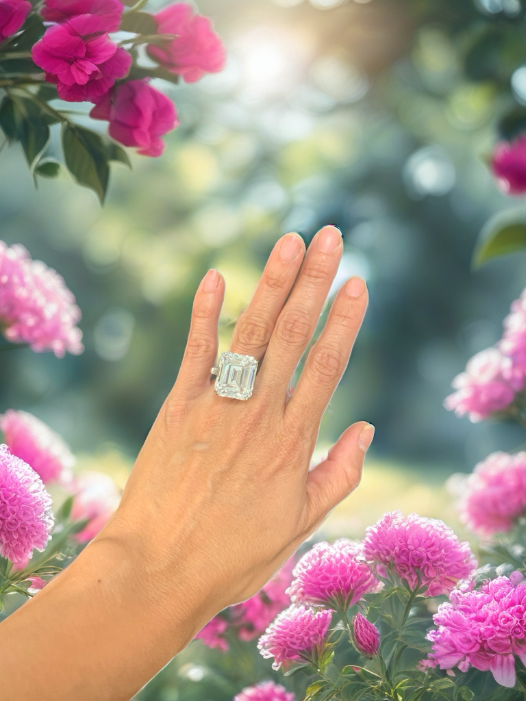 Emilio Jewelry Gia Certified Over 20.00 Carat Golconda D Flawless Ring