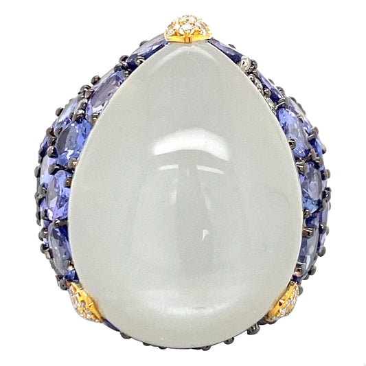 Striking Moonstone Ring