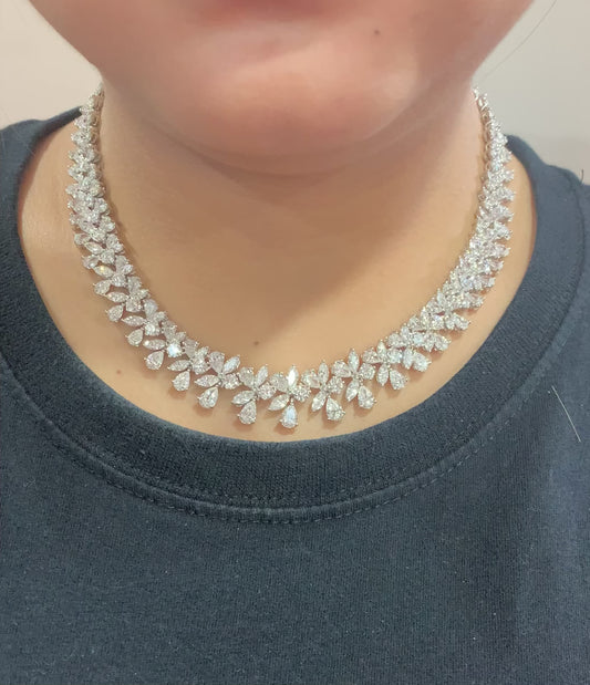 Emilio Jewelry 38.50 Carat Diamond Necklace