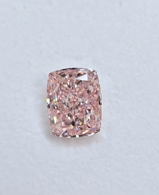 Emilio Jewelry GIA Certified 5.00 Carat Flawless Fancy Pink Diamond