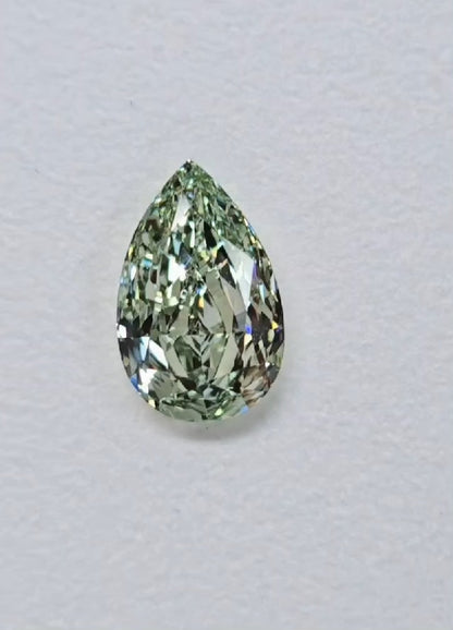 Emilio Jewelry Gia Certified 5.00 Carat Fancy Intense Pure Green Diamond