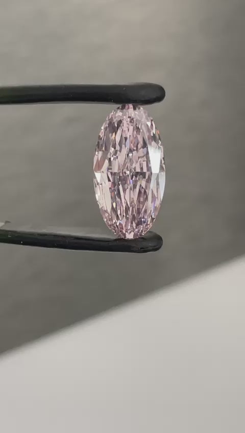 Emilio Jewelry Moval Fancy Pink Diamond