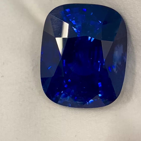 Emilio Jewelry Certified 160.00 Carat Royal Blue No Heat Sapphire