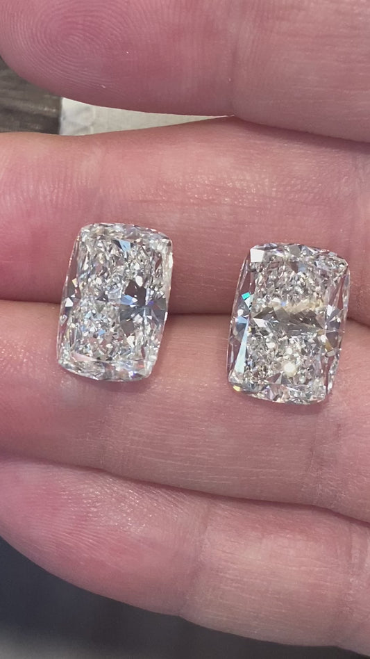 Emilio Jewelry Gia Certified 20.00 Carat Diamond Studs