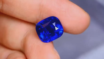 Emilio Jewelry Grs Certified No Heat Royal Blue Sapphire Ring